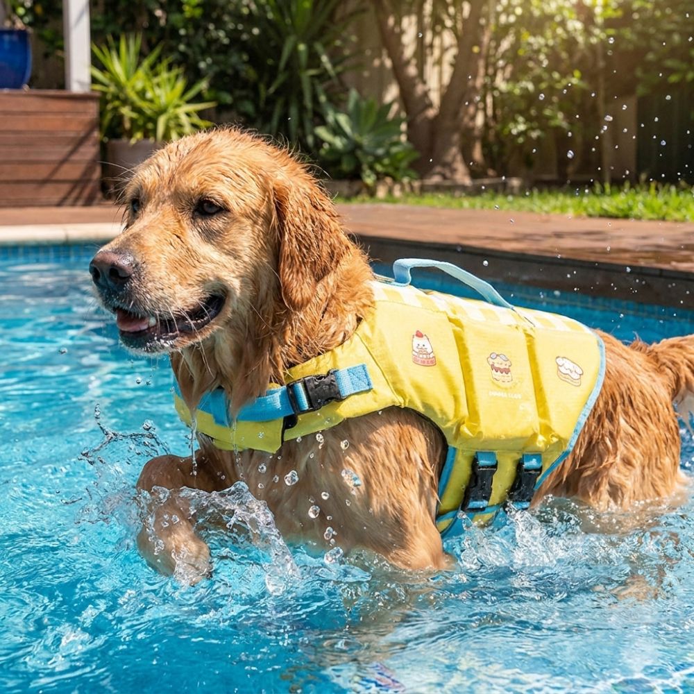 Jaket Pelampung Anjing Tahan A - Life Jacket Buoyancy ulasan dan harga