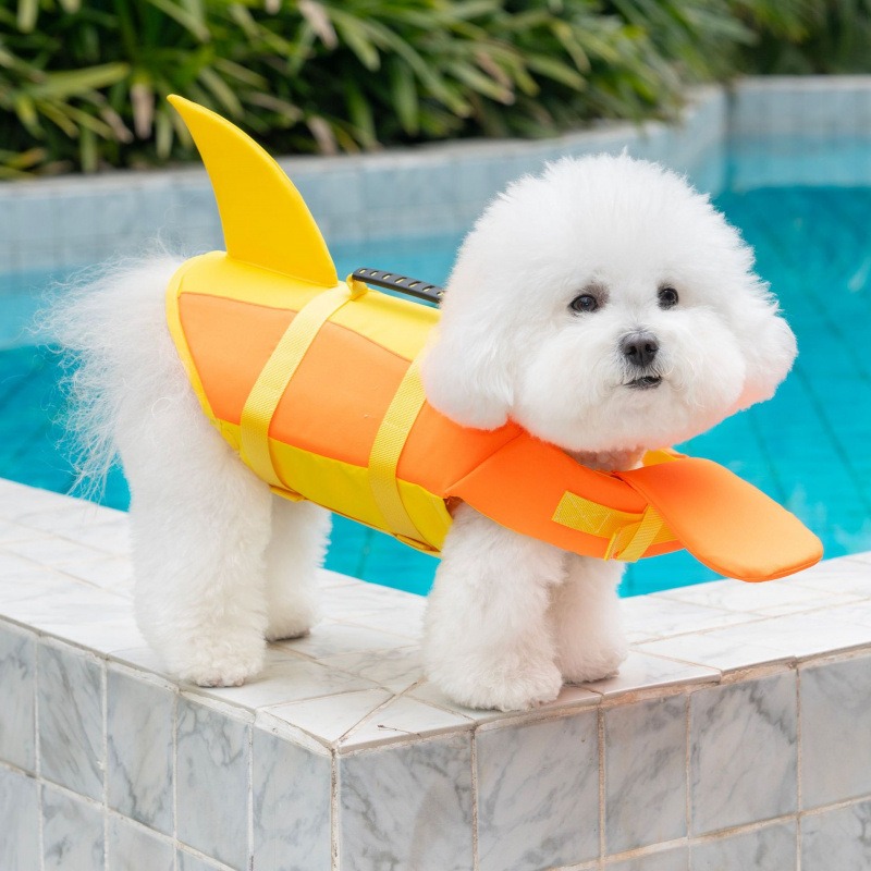 Rompi Pelampung Anjing Shark D - Life Jacket Buoyancy ulasan dan harga